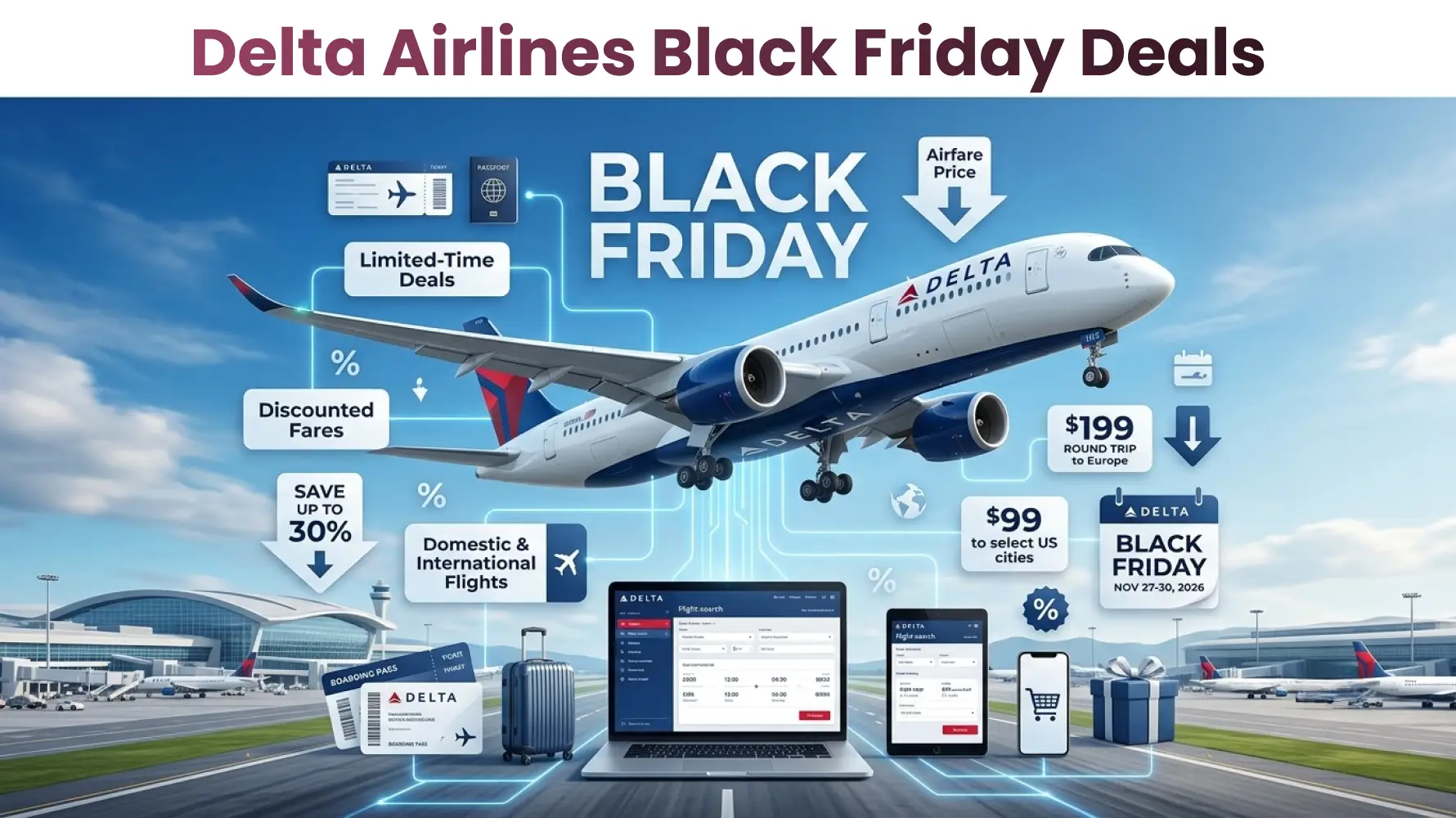 Delta Black Friday deals for flights